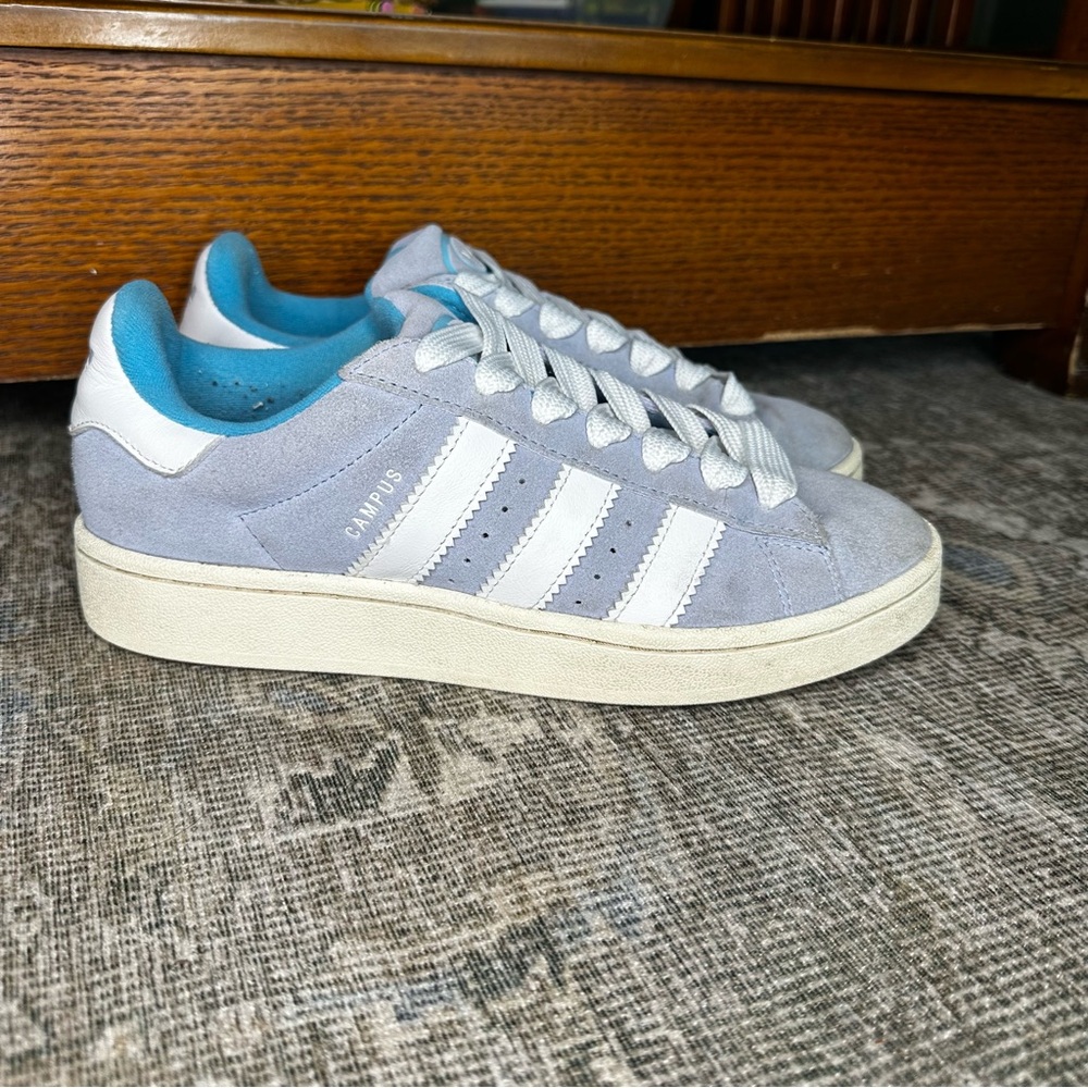 Size 7.5 Men’s - Adidas Campus 00s Ambient Sky- White Laces Only